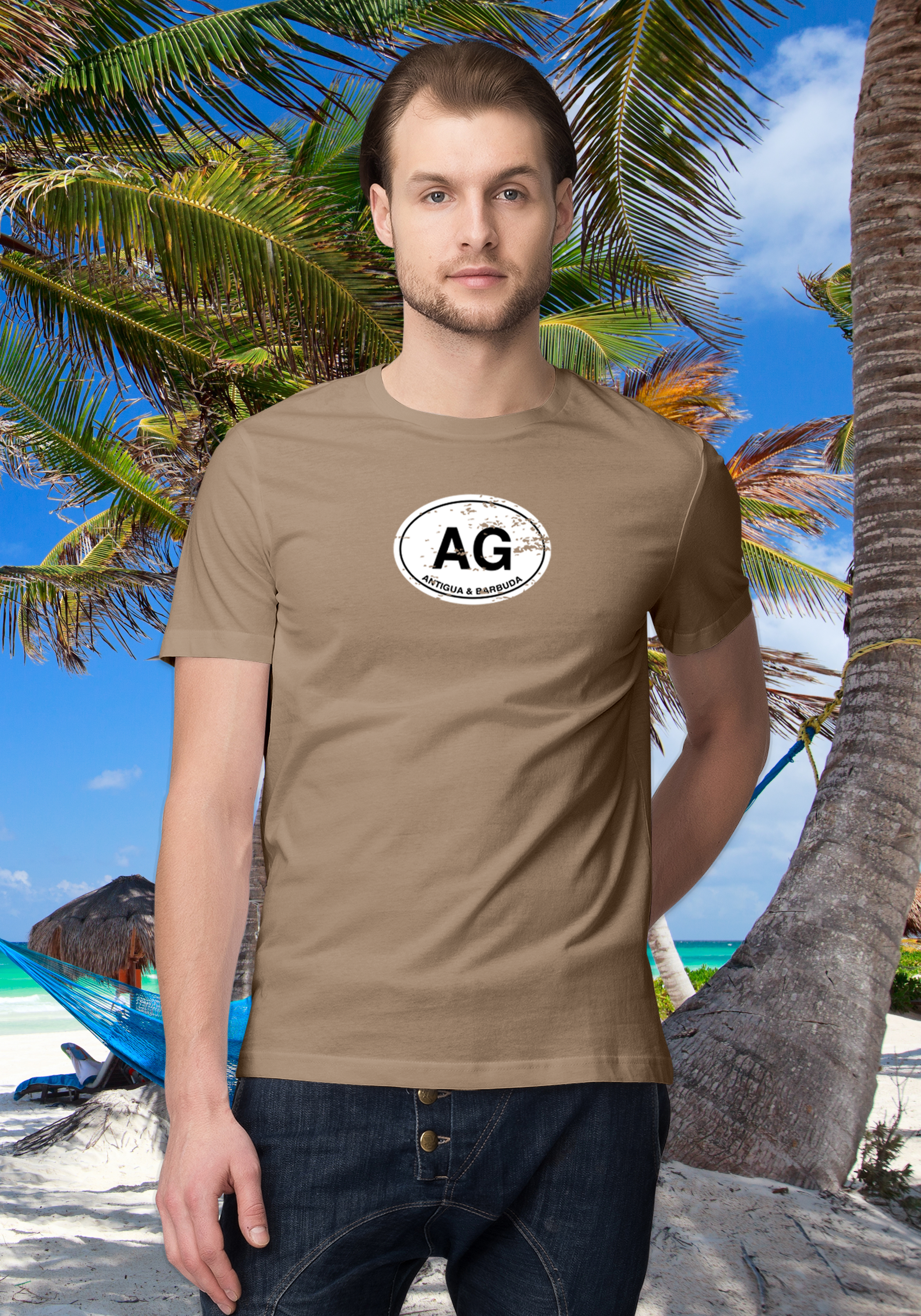Antigua & Barbuda Men's Classic T-Shirt Souvenirs - My Destination Location