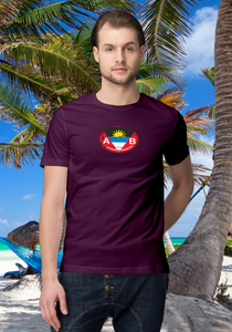 Antigua & Barbuda Men's Flag T-Shirt Souvenirs - My Destination Location