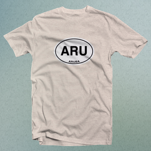Aruba Classic Logo Comfort Colors Men's & Women's Souvenir T-Shirts - My Destination Location