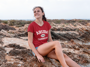 Aruba Women's Academic T-Shirt Souvenir Gift - My Destination Location