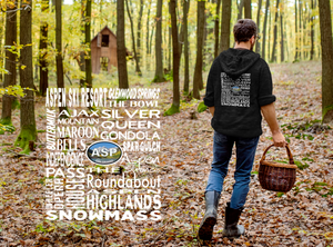 Aspen Men's Things To Do Hoodie | Aspen Oval Logo Hoodie Gift Souvenir - My Destination Location