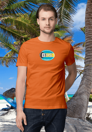 Bahamas Men's Flag T-Shirt Souvenirs - My Destination Location
