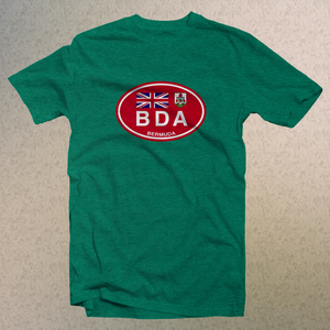 Bermuda Flag Logo Comfort Colors Men's & Women's Souvenir T-Shirts - My Destination Location