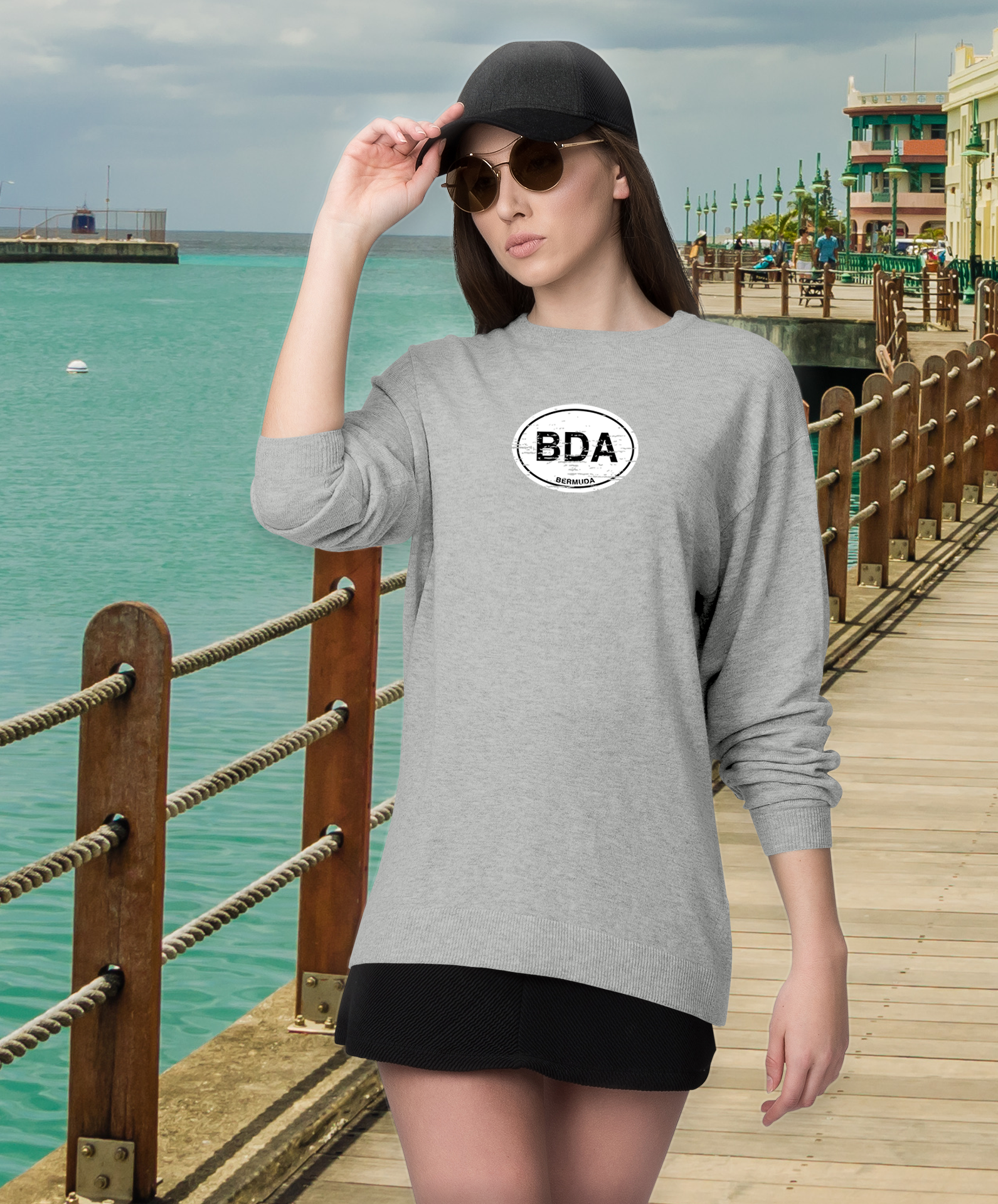 Bermuda Women's Classic Long Sleeve T-Shirts - My Destination Location