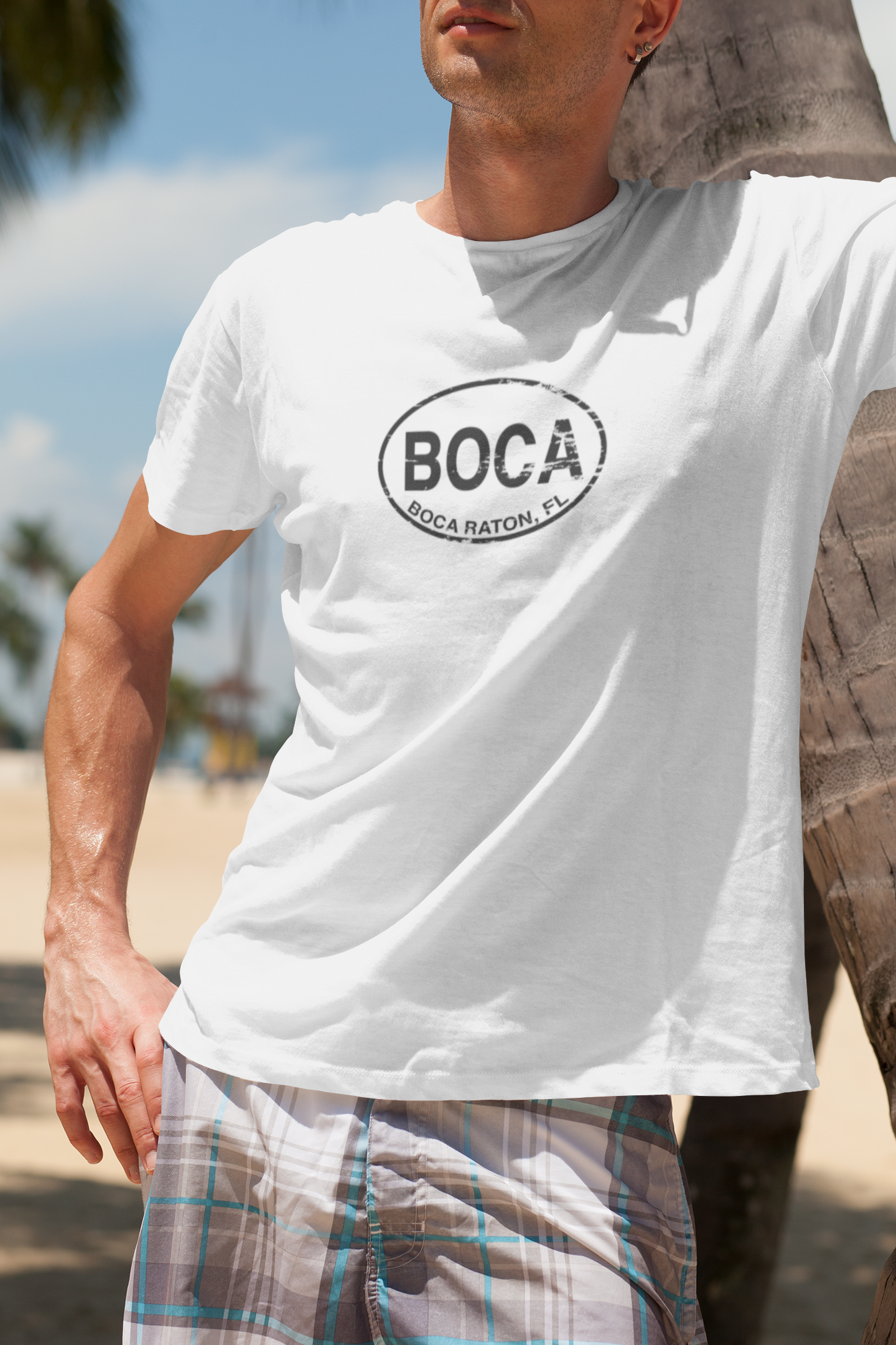 Boca Raton, FL Men's Classic T-Shirt Souvenir Gift - My Destination Location