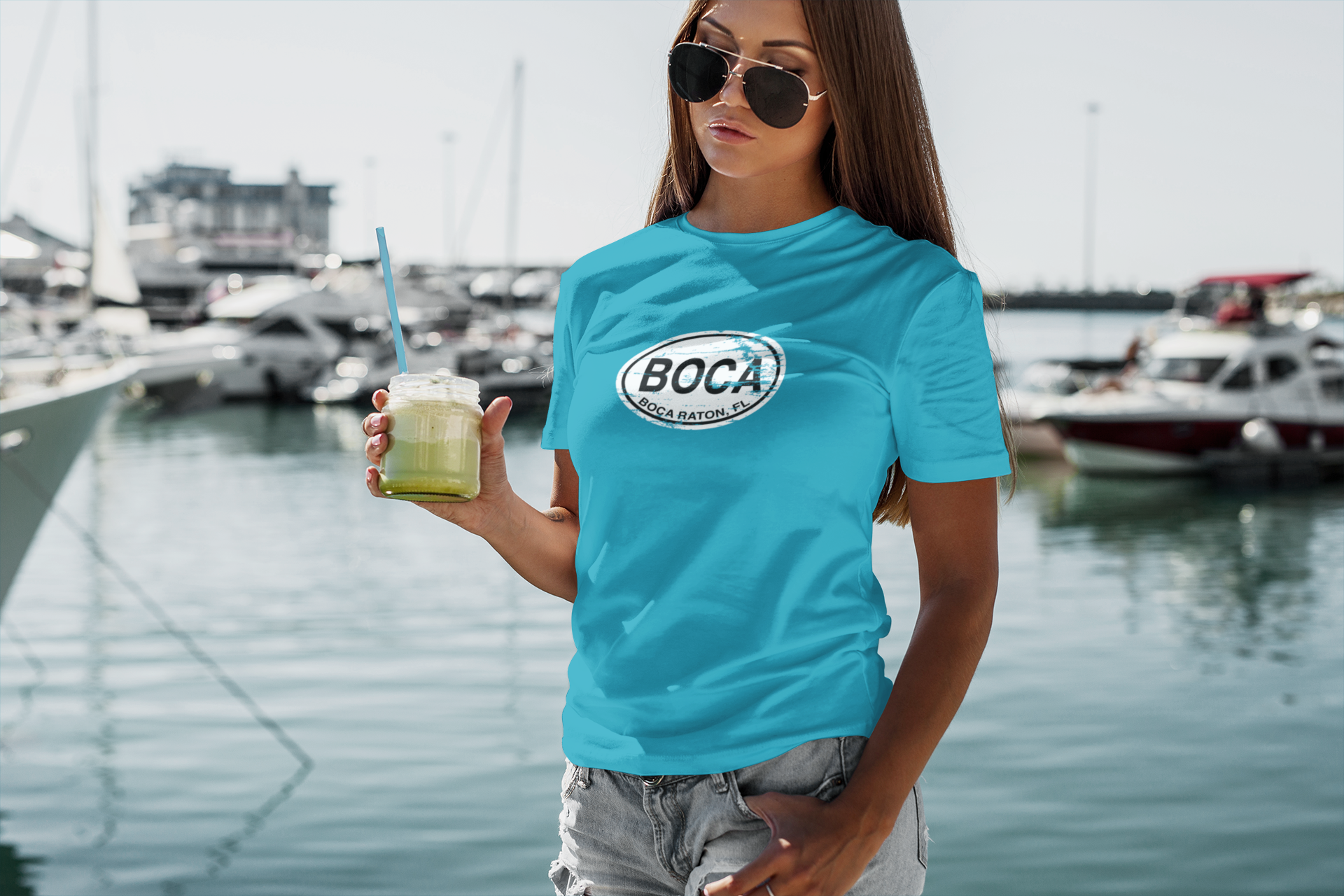 Boca Raton Women's Classic T-Shirt Souvenirs - My Destination Location