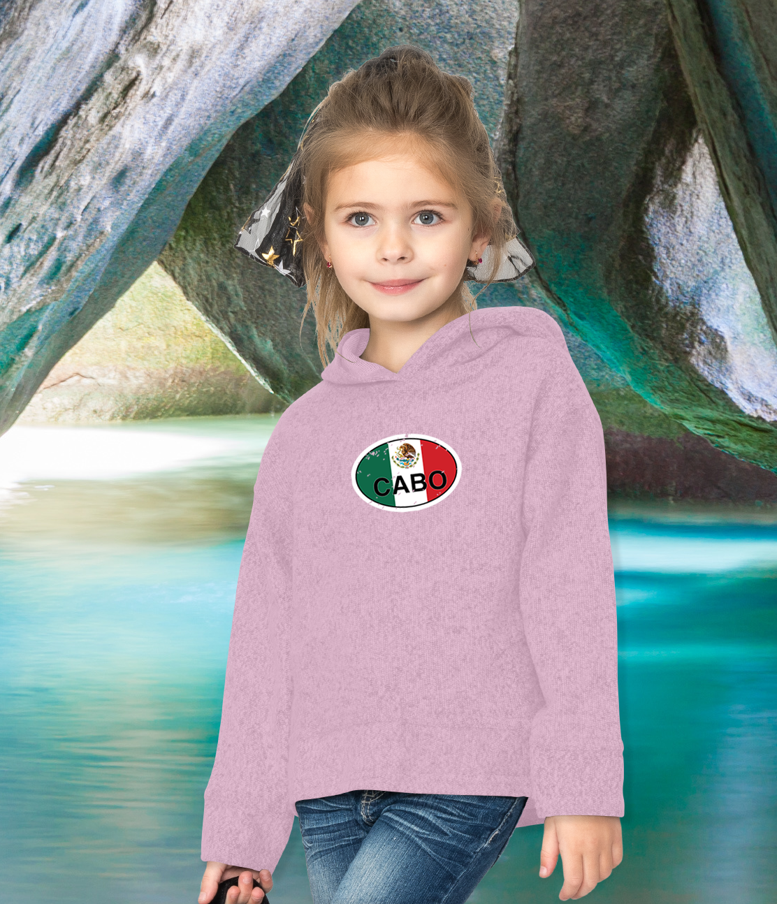 Cabo Flag Youth Hoodie - My Destination Location