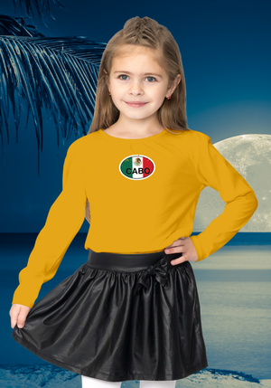 Cabo Youth Flag Long Sleeve T-Shirts - My Destination Location