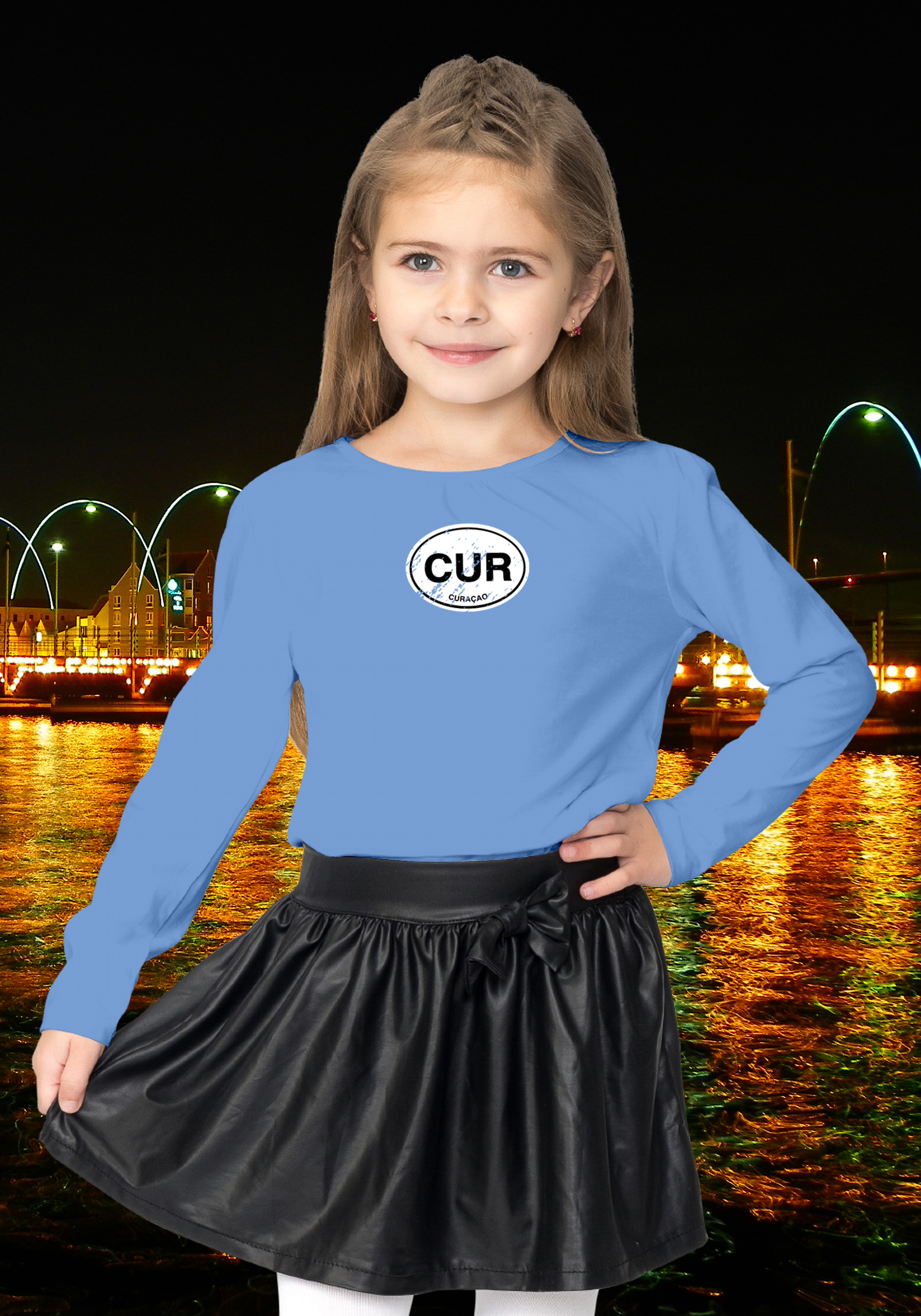 Curacao Youth Classic Long Sleeve T-Shirts - My Destination Location
