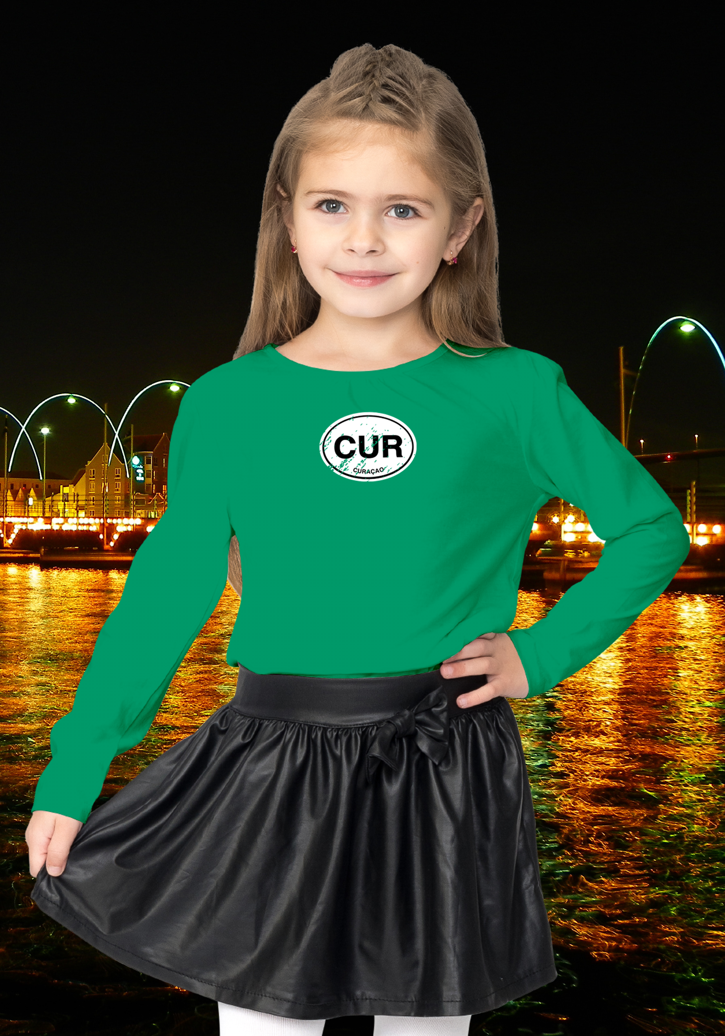 Curacao Youth Classic Long Sleeve T-Shirts - My Destination Location