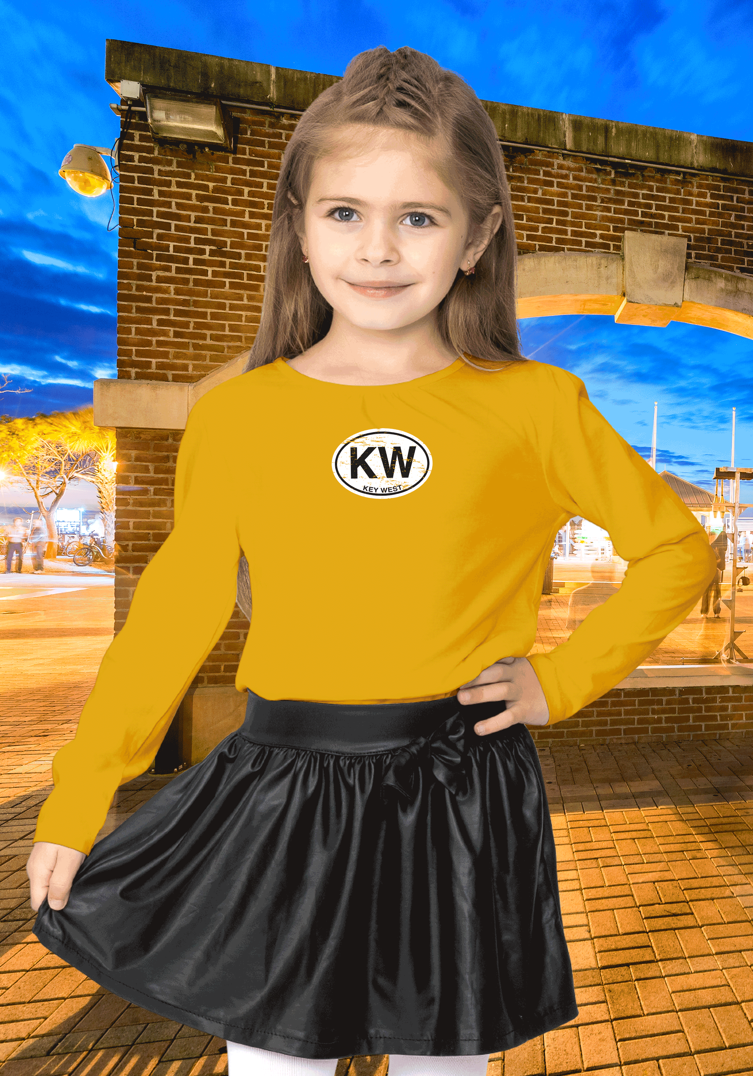 Key West Youth Classic Long Sleeve T-Shirt Gift Souvenir - My Destination Location