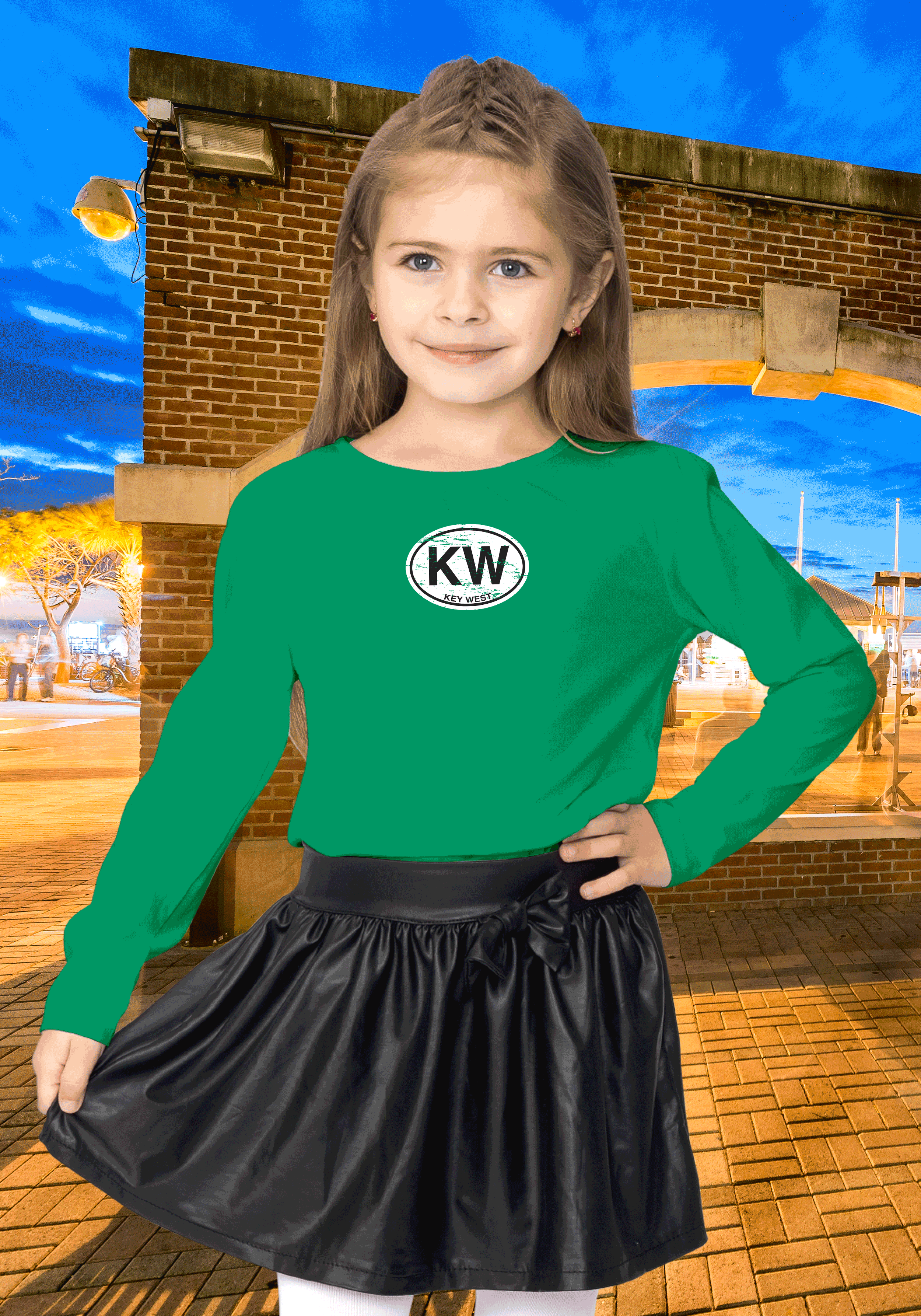 Key West Youth Classic Long Sleeve T-Shirt Gift Souvenir - My Destination Location