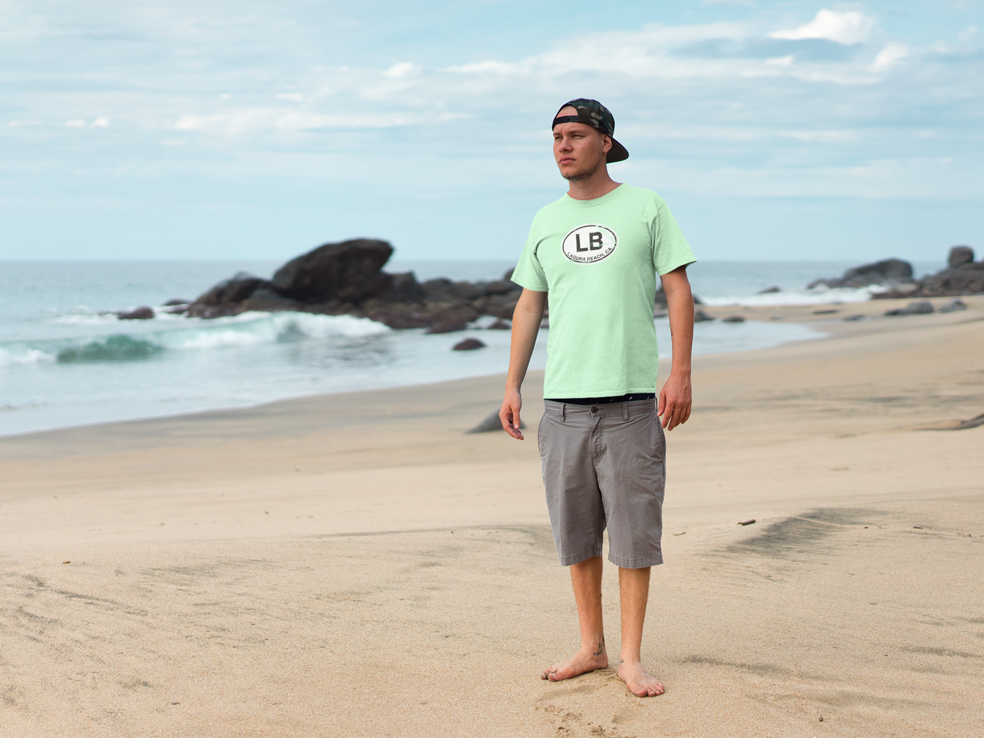 Laguna Beach, CA Men's Classic T-Shirt Souvenir Gift - My Destination Location