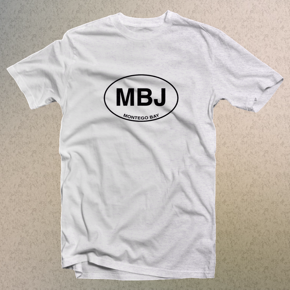 Montego Bay Jamaica Classic Logo Comfort Colors Men's and Women's Souvenir T-Shirts - My Destination Location