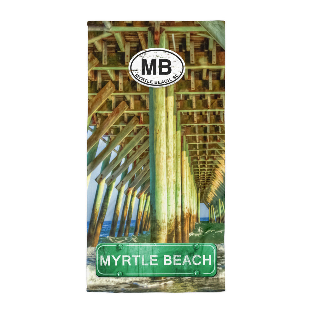 Myrtle Beach Blanket Beach Towel - My Destination Location