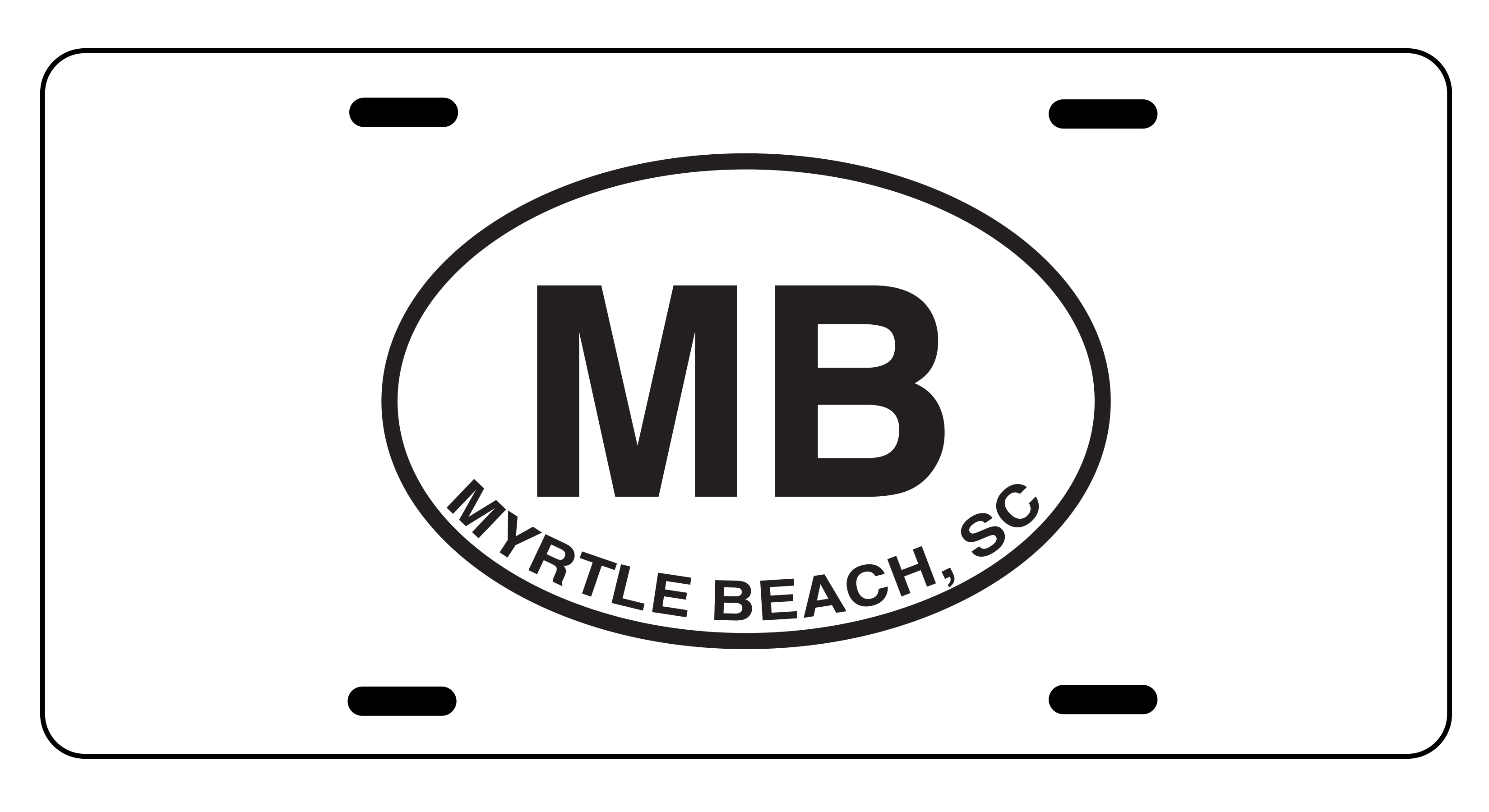 Myrtle Beach License Plates - My Destination Location
