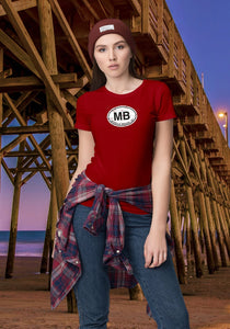 Myrtle Beach Women's Classic T-Shirt Souvenirs - My Destination Location