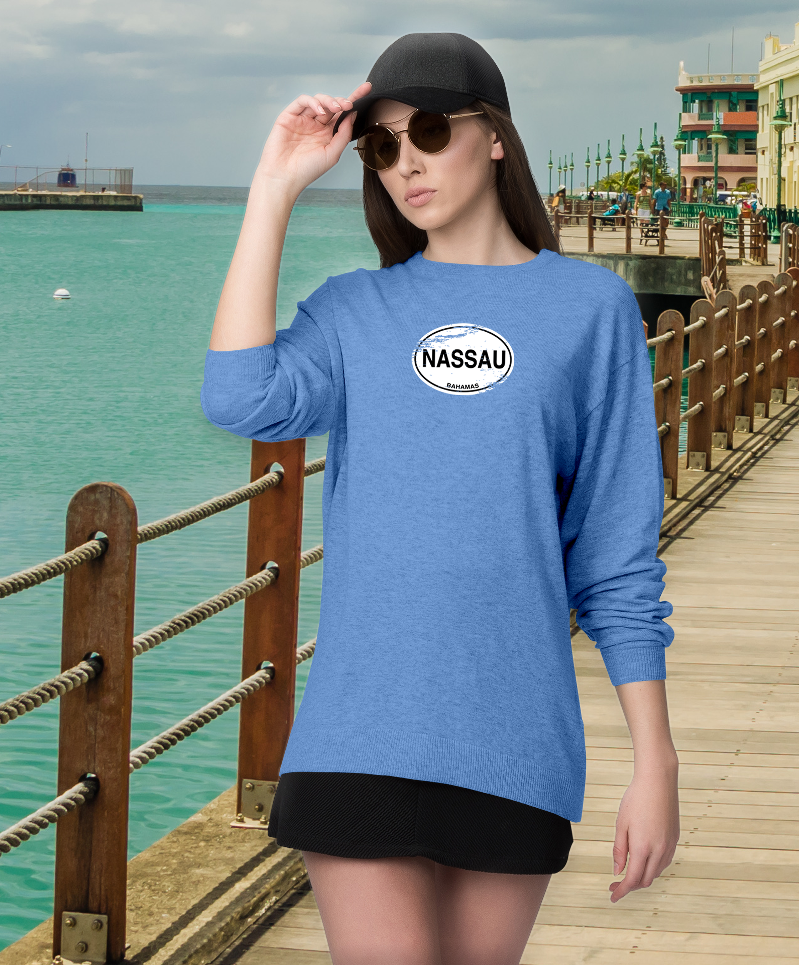 Nassau Bahamas Women's Classic Long Sleeve T-Shirts - My Destination Location