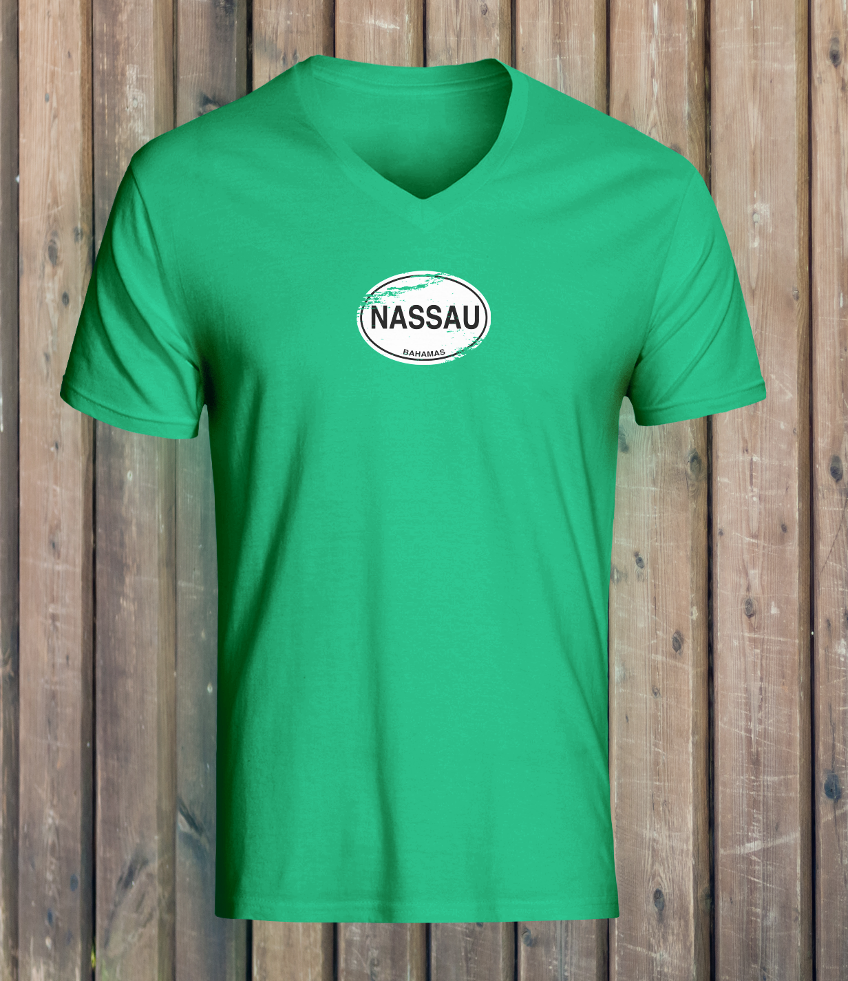 Nassau Bahamas Women's Classic V-Neck T-Shirts - My Destination Location