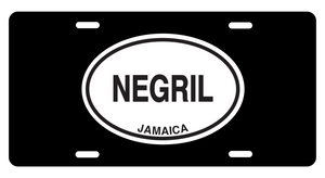 Negril Classic Logo License Plates - My Destination Location