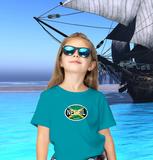 Negril Flag Youth T-Shirt - My Destination Location