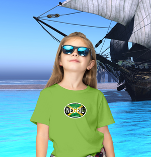 Negril Flag Youth T-Shirt - My Destination Location