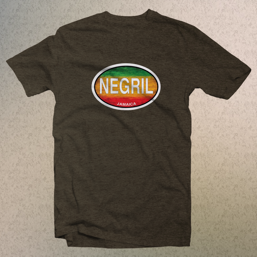 Negril Jamaica Rasta Logo Comfort Colors Men's and Women's Souvenir T-Shirts - My Destination Location