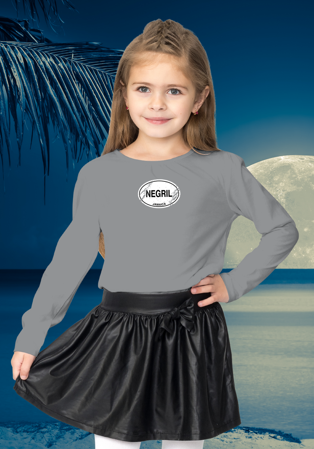 Negril Youth Classic Long Sleeve T-Shirts - My Destination Location