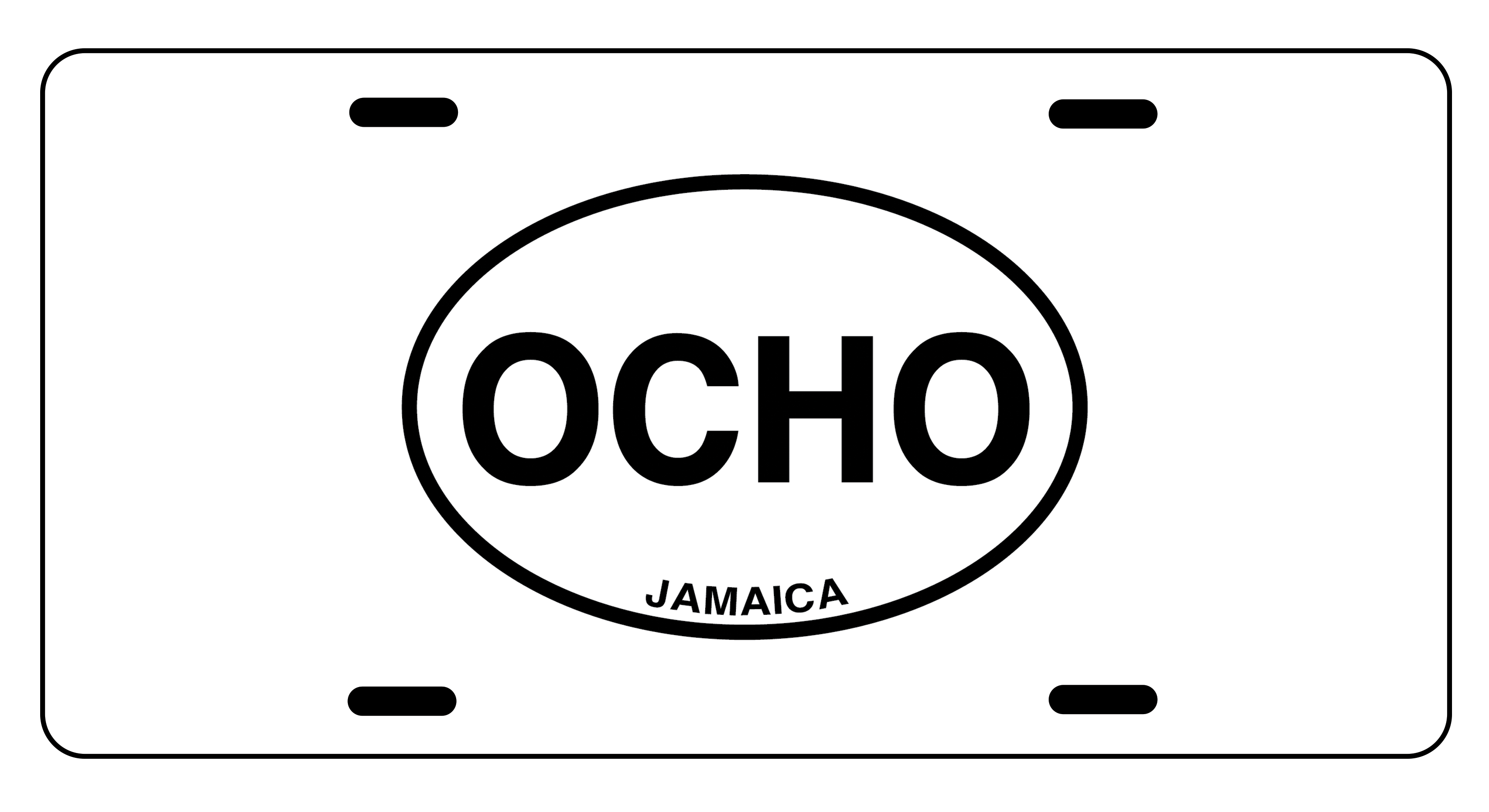 Ocho Rios Classic License Plates - My Destination Location