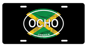 Ocho Rios Flag Logo License Plates - My Destination Location