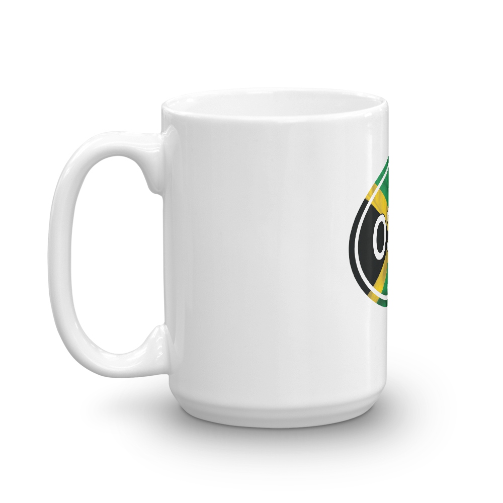 Ocho Rios Flag Logo Mug - My Destination Location