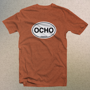 Ocho Rios Jamaica Classic Logo Comfort Colors Souvenir T-Shirts - My Destination Location