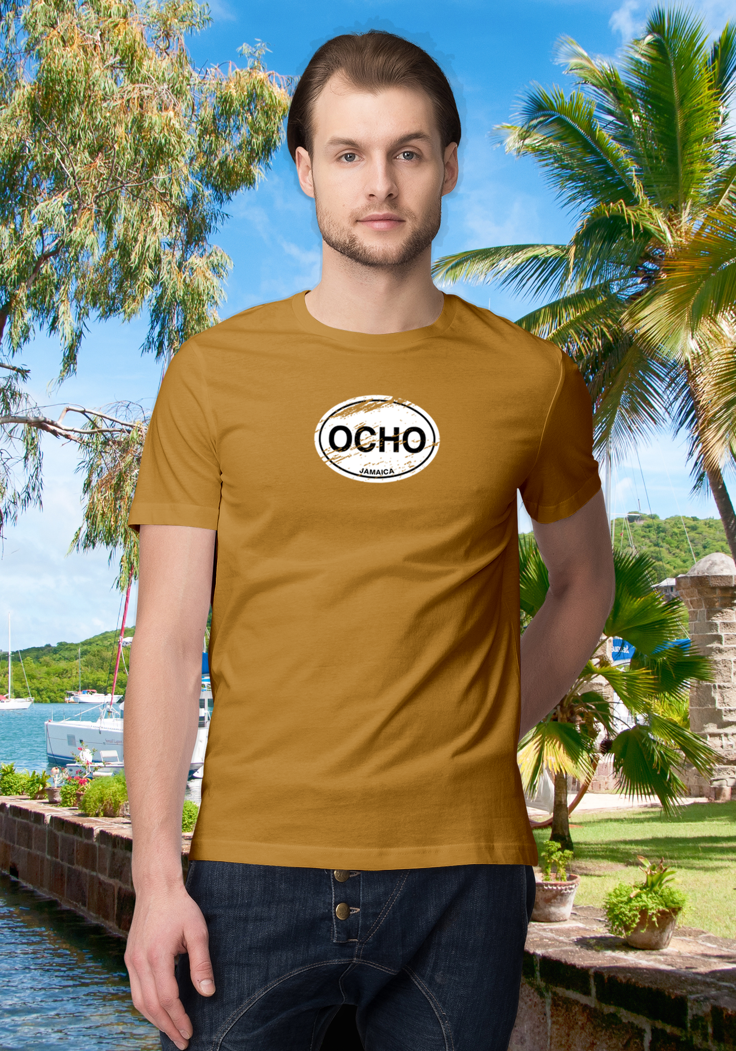 Ocho Rios Men's Classic T-Shirt Souvenirs - My Destination Location