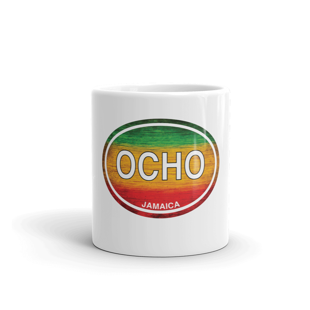 Ocho Rios Rasta Logo Mug - My Destination Location