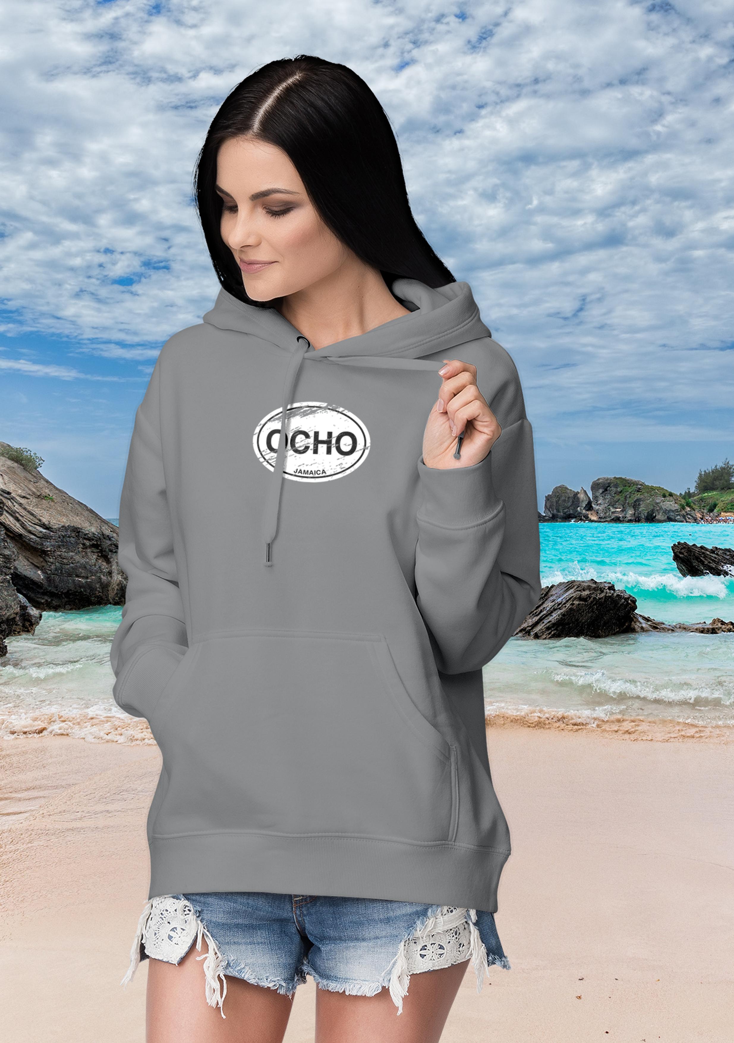 Ocho Rios Unisex Classic Adult Hoodie - My Destination Location