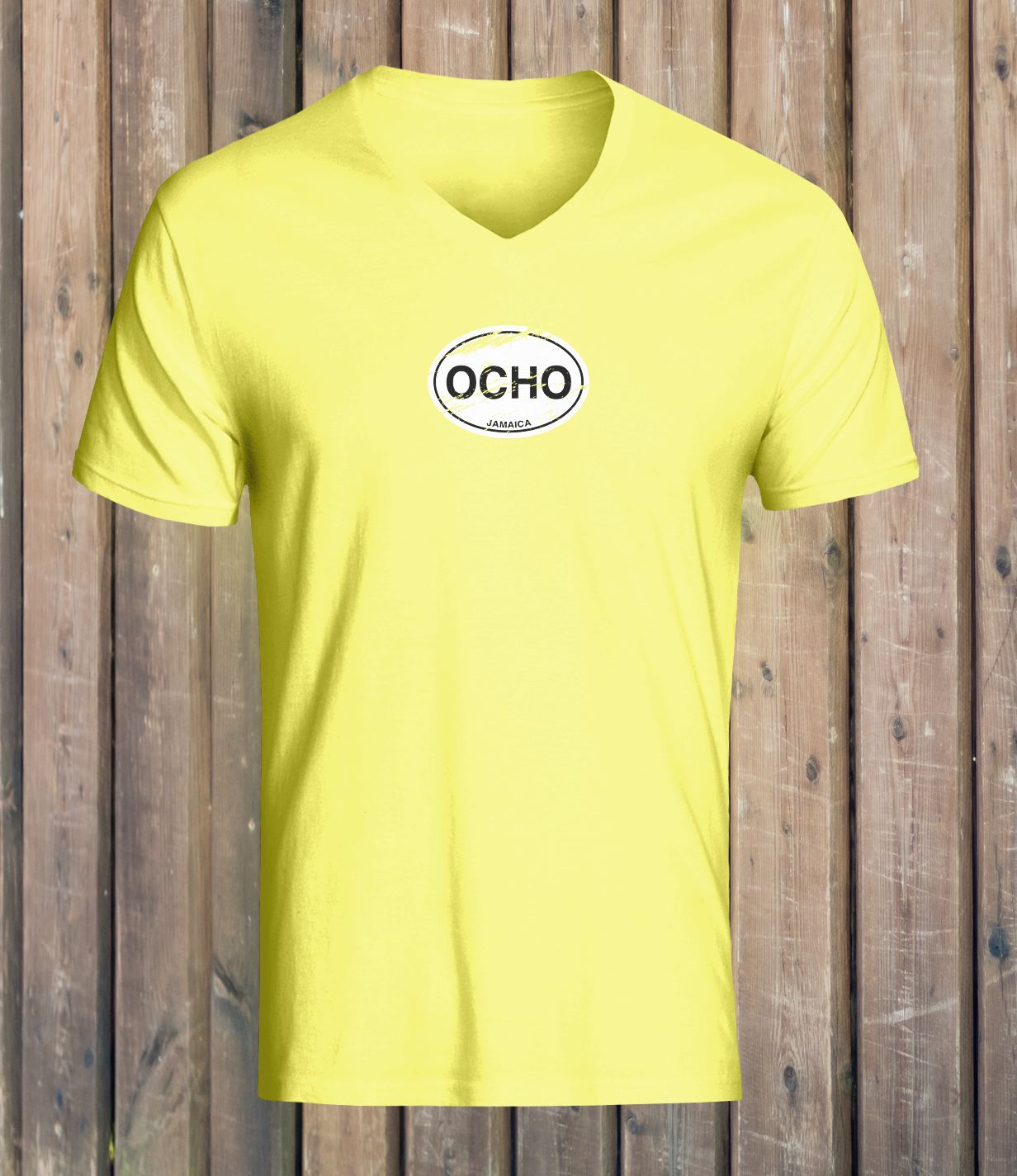 Ocho Rios Women's Classic V-Neck T-Shirts - My Destination Location