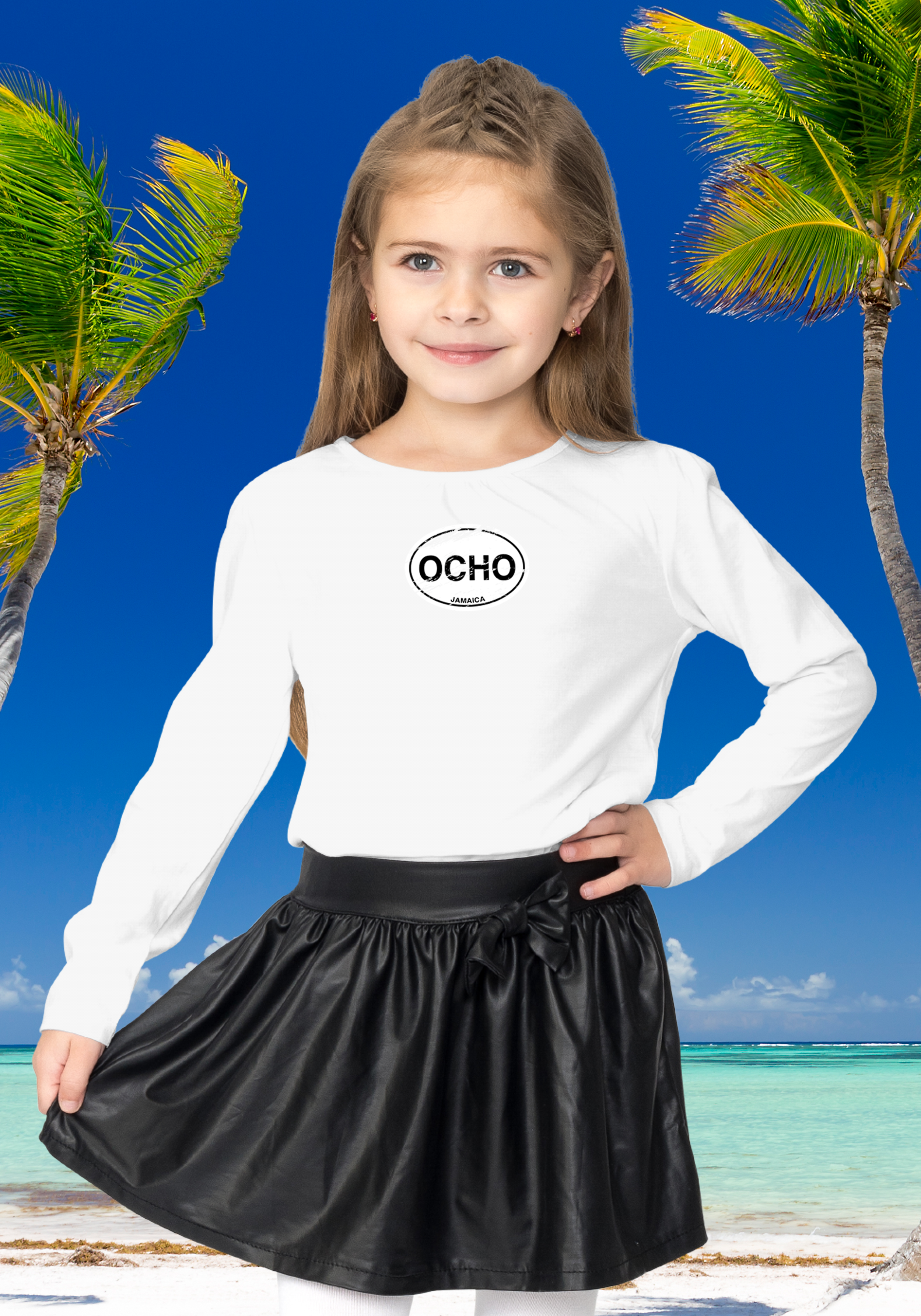 Ocho Rios Youth Classic Long Sleeve T-Shirts - My Destination Location