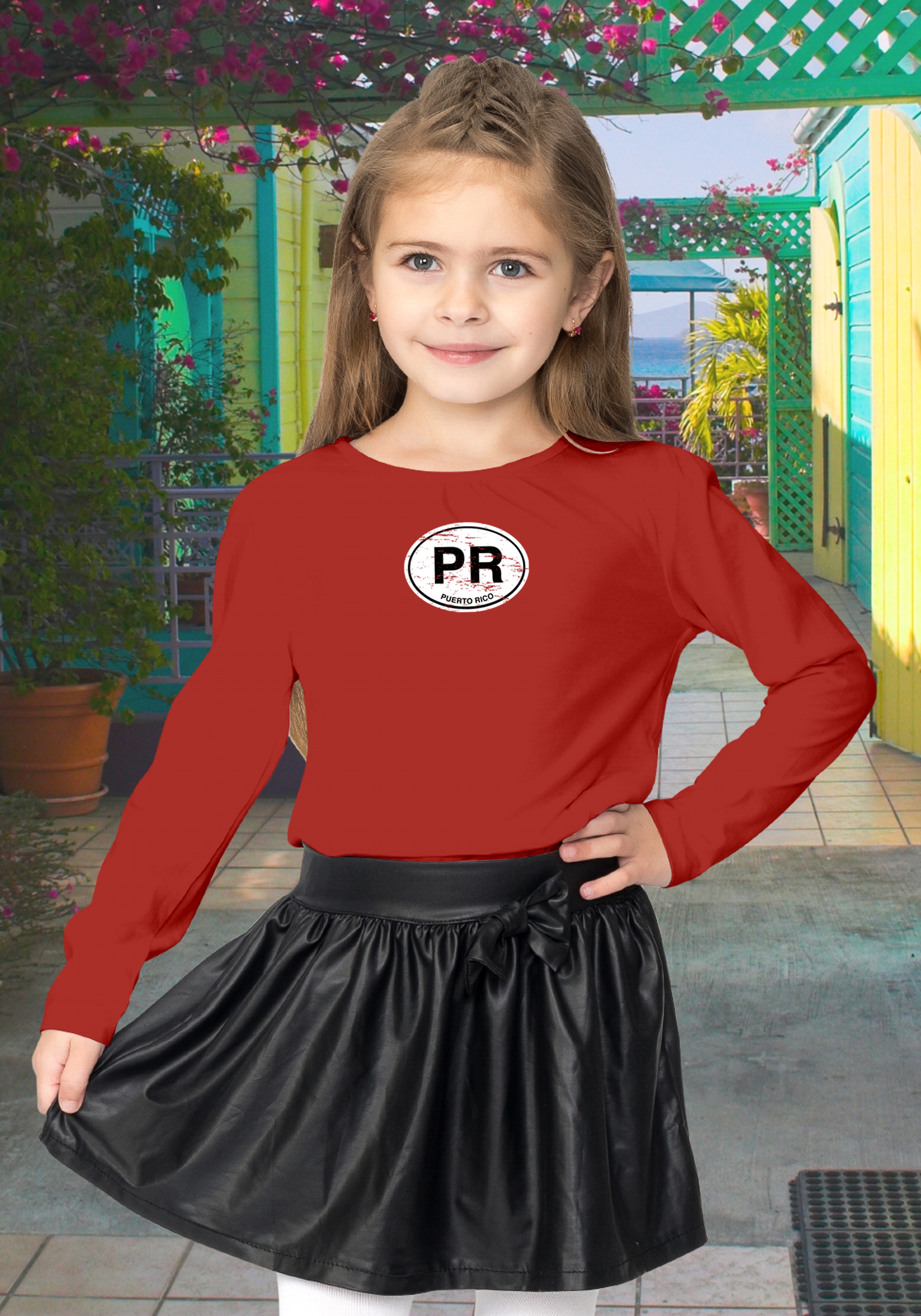 Puerto Rico Youth Classic Long Sleeve T-Shirts - My Destination Location