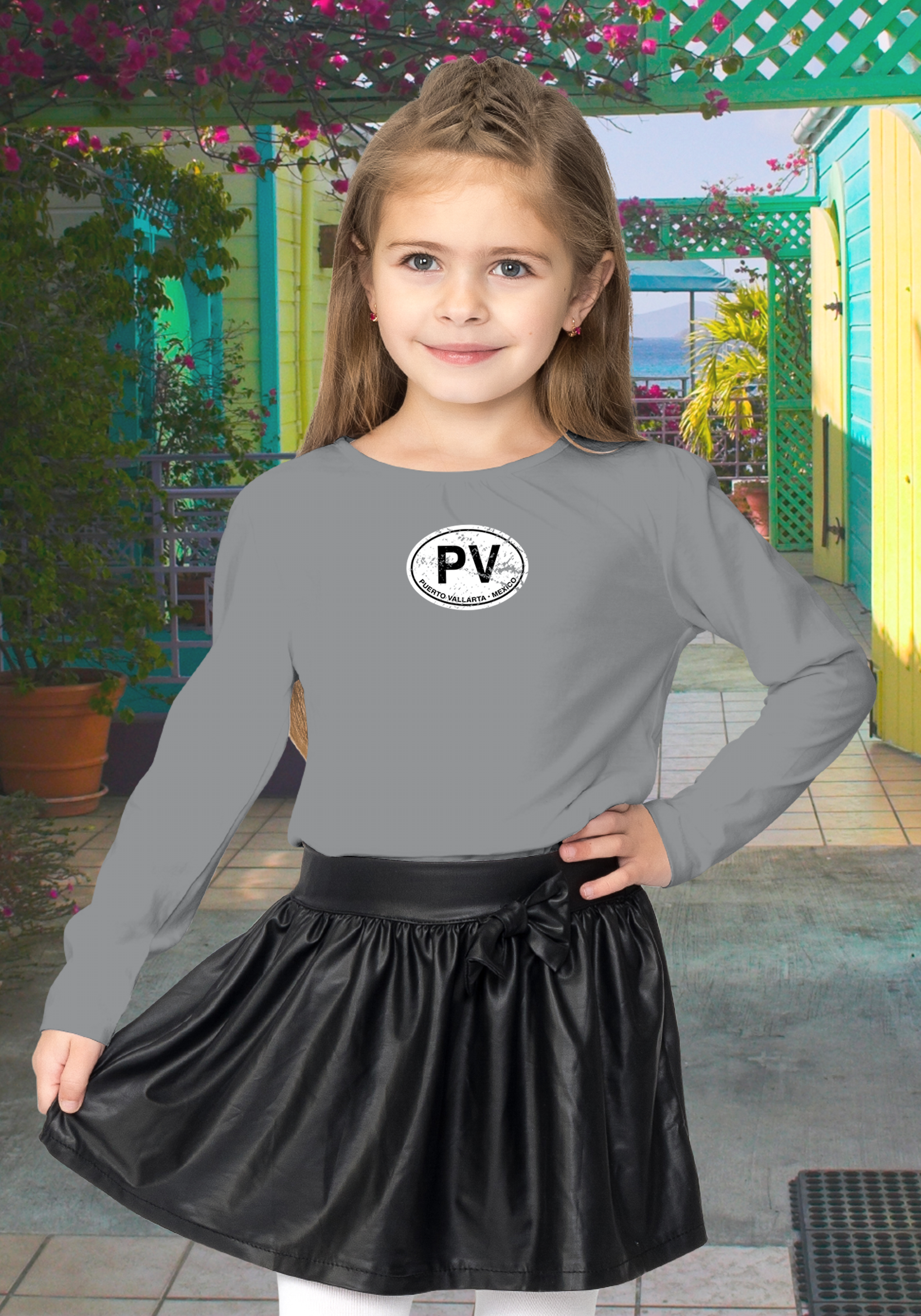 Puerto Vallarta Youth Classic Long Sleeve T-Shirts - My Destination Location