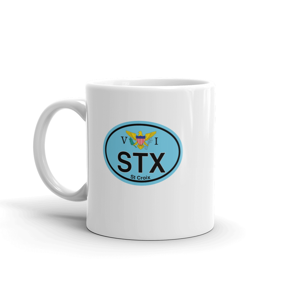 St Croix Flag Souvenir Mug - My Destination Location