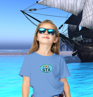 St Croix Flag Youth T-Shirt - My Destination Location