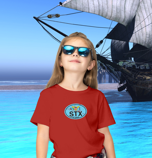St Croix Flag Youth T-Shirt - My Destination Location