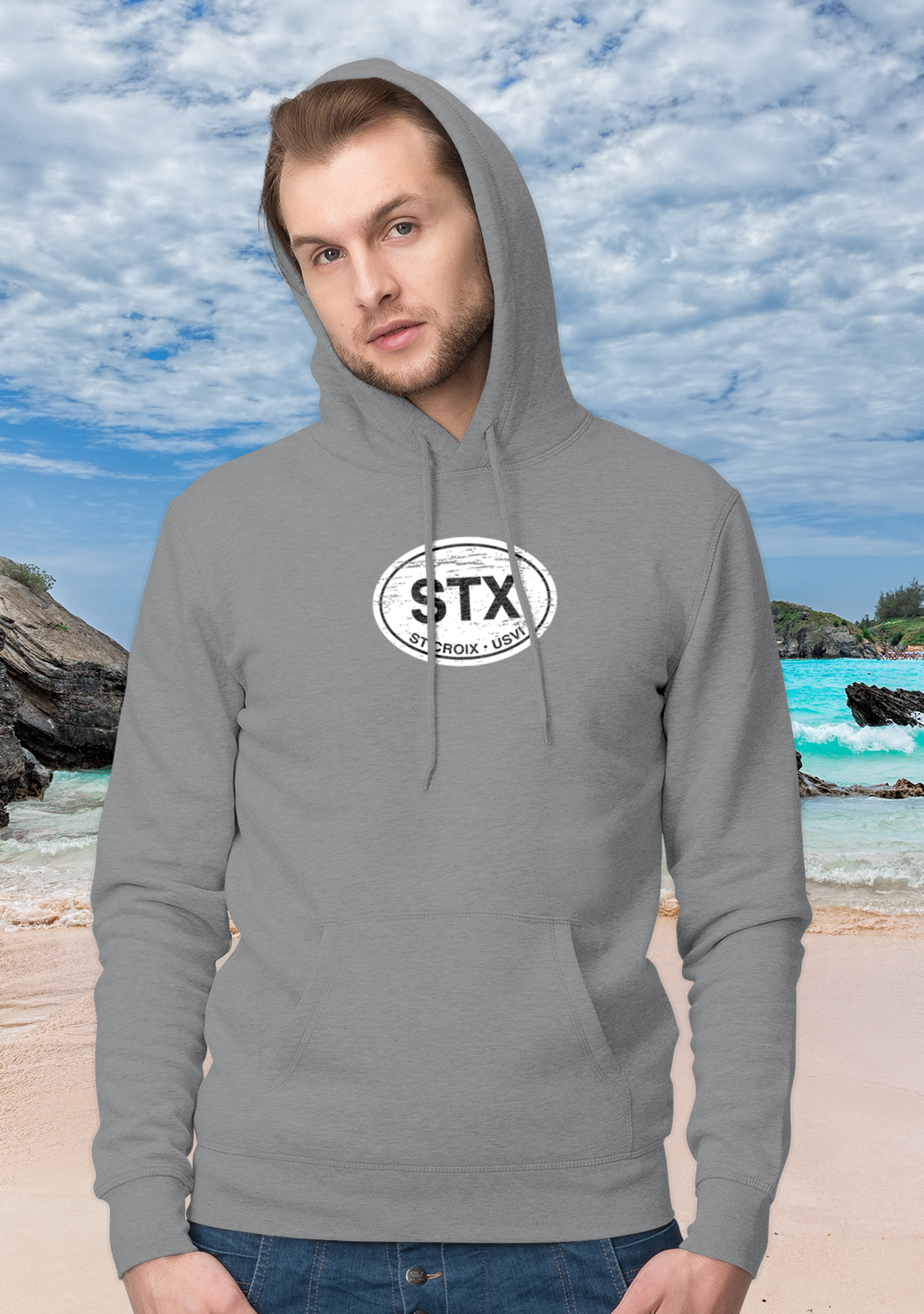 St Croix Unisex Classic Adult Hoodie - My Destination Location