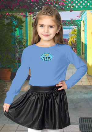 St Croix Youth Flag Long Sleeve T-Shirts - My Destination Location