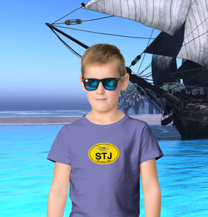 St John Flag Youth T-Shirt - My Destination Location