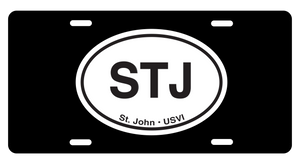 St John License Plates - My Destination Location