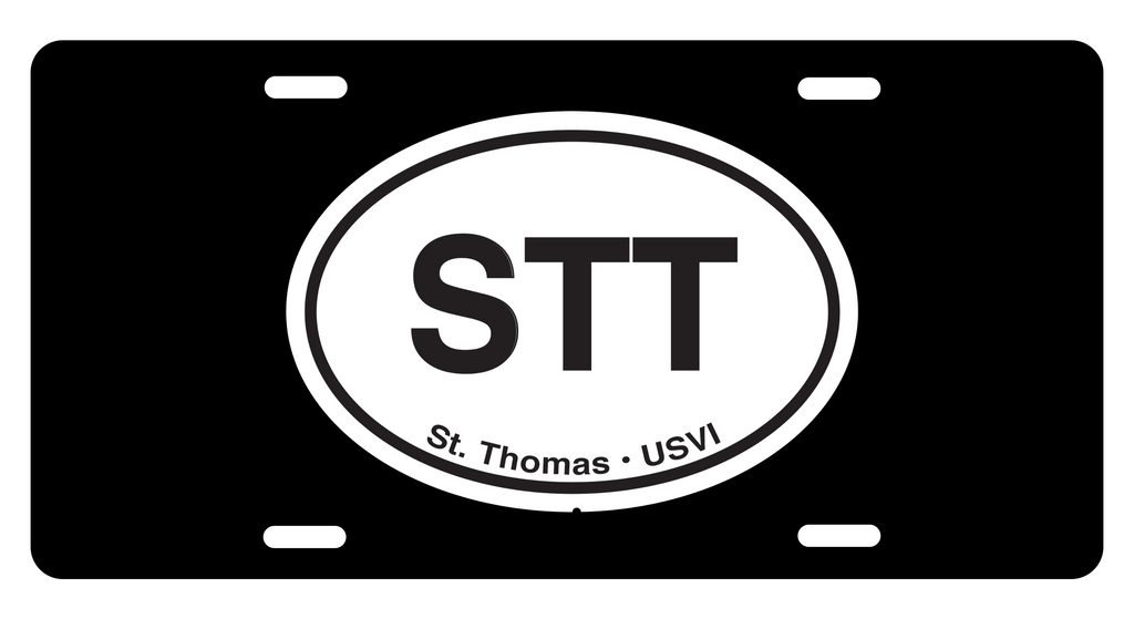 St Thomas License Plates - My Destination Location
