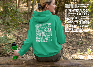 Telluride Women's Hoodie | Telluride Things To Do Oval Logo Hoodie Gift Souvenir - My Destination Location