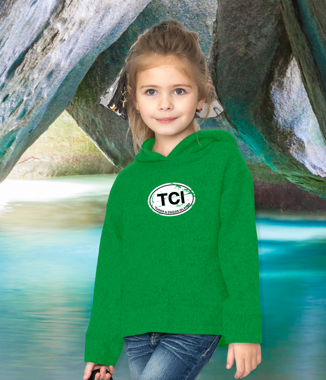 Turks & Caicos Classic Youth Hoodie - My Destination Location