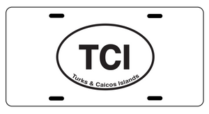 Turks & Caicos License Plates - My Destination Location